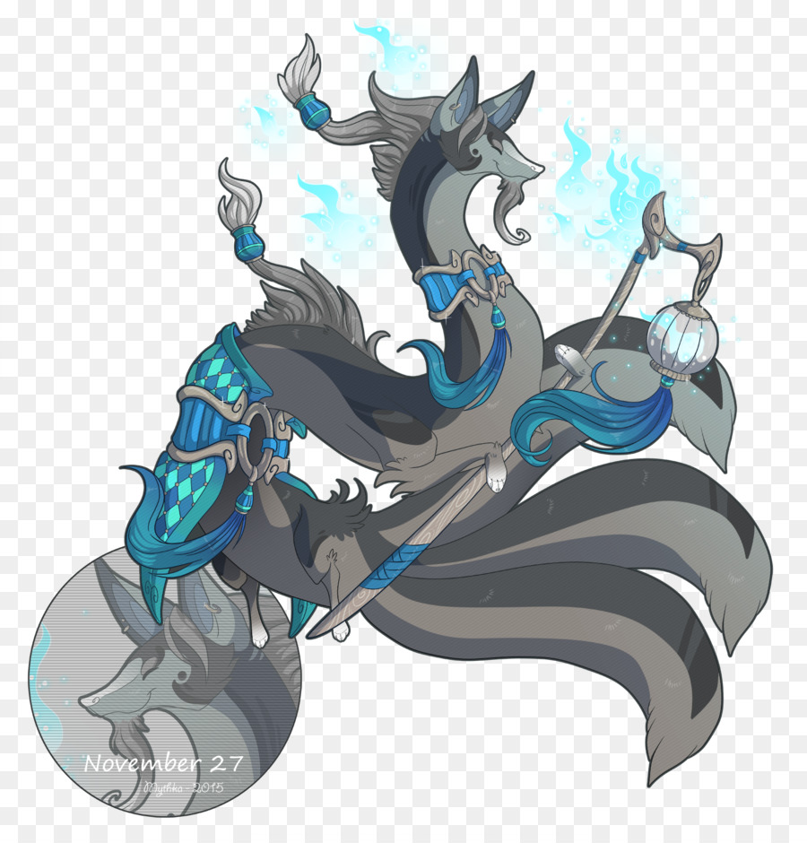 Dragón，Kitsune PNG