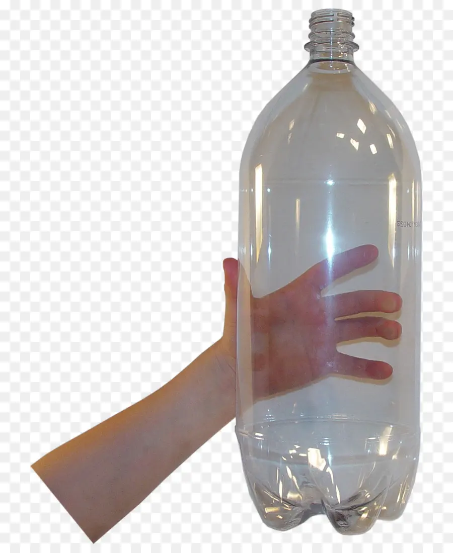 Botella De Plástico Grande，Transparente PNG