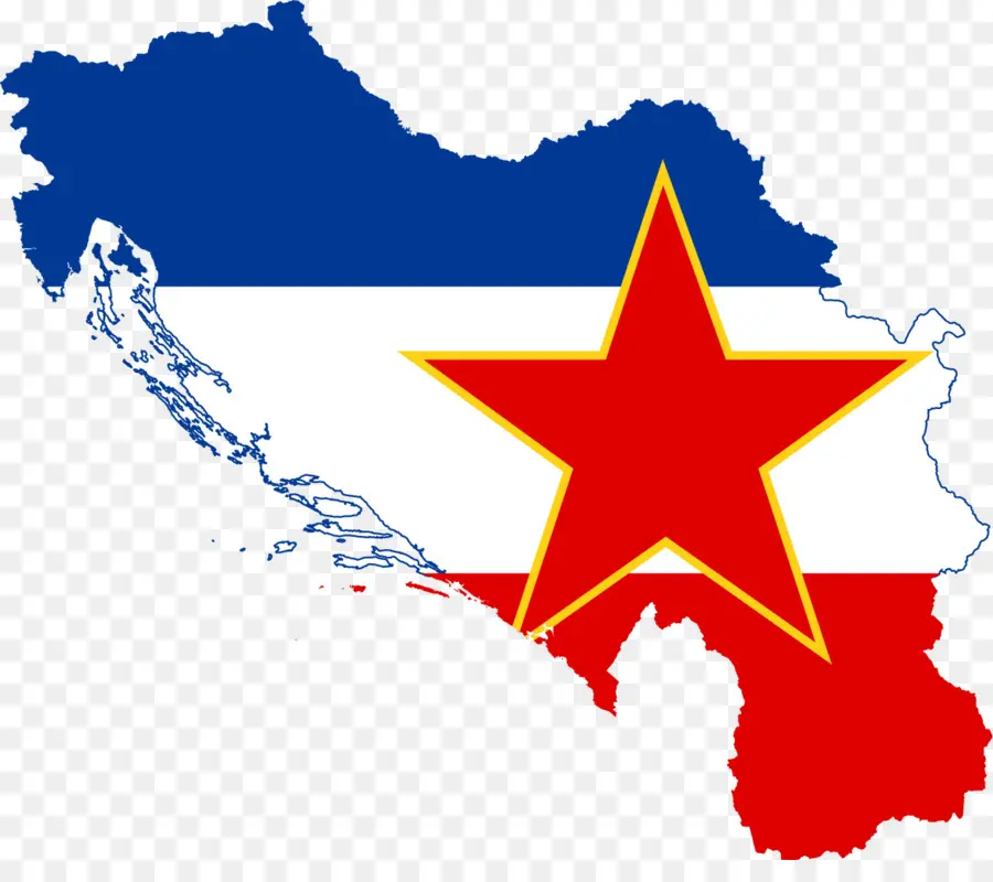 Mapa De Yugoslavia，Bandera PNG