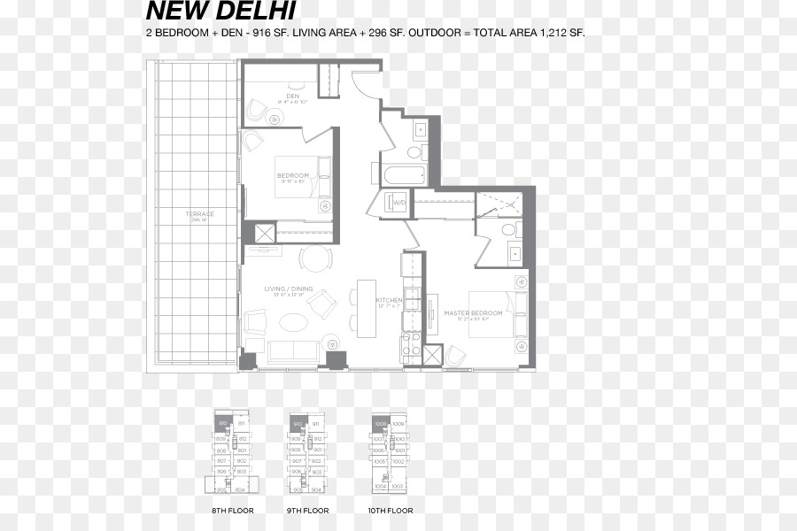 Plan De Piso，Condominio PNG