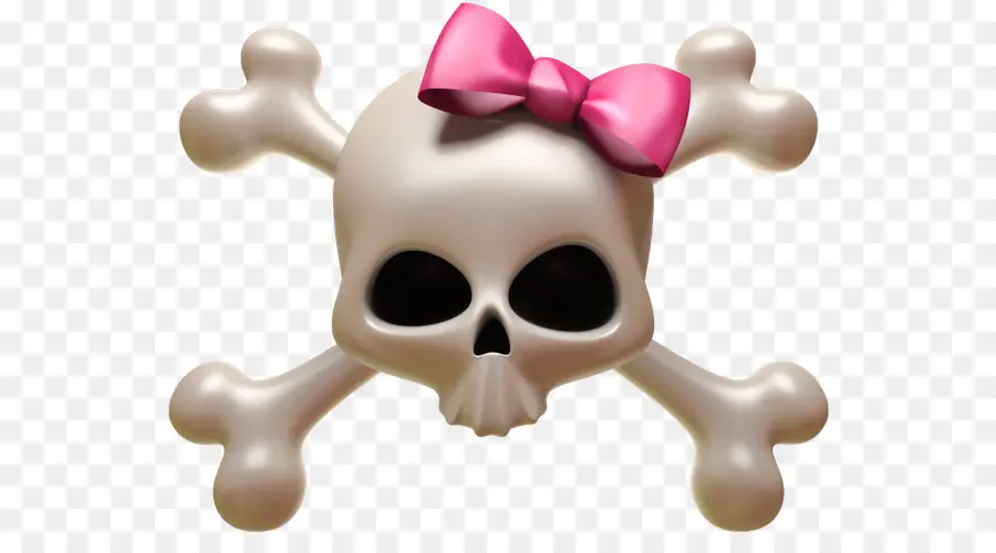 Calavera Con Lazo，Tibias Cruzadas PNG