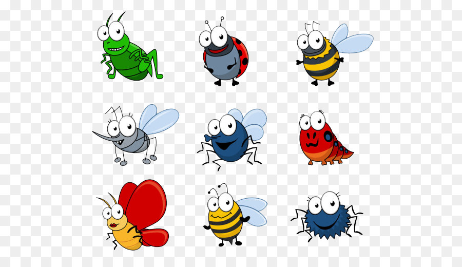 Insectos De Dibujos Animados，Dibujos Animados PNG