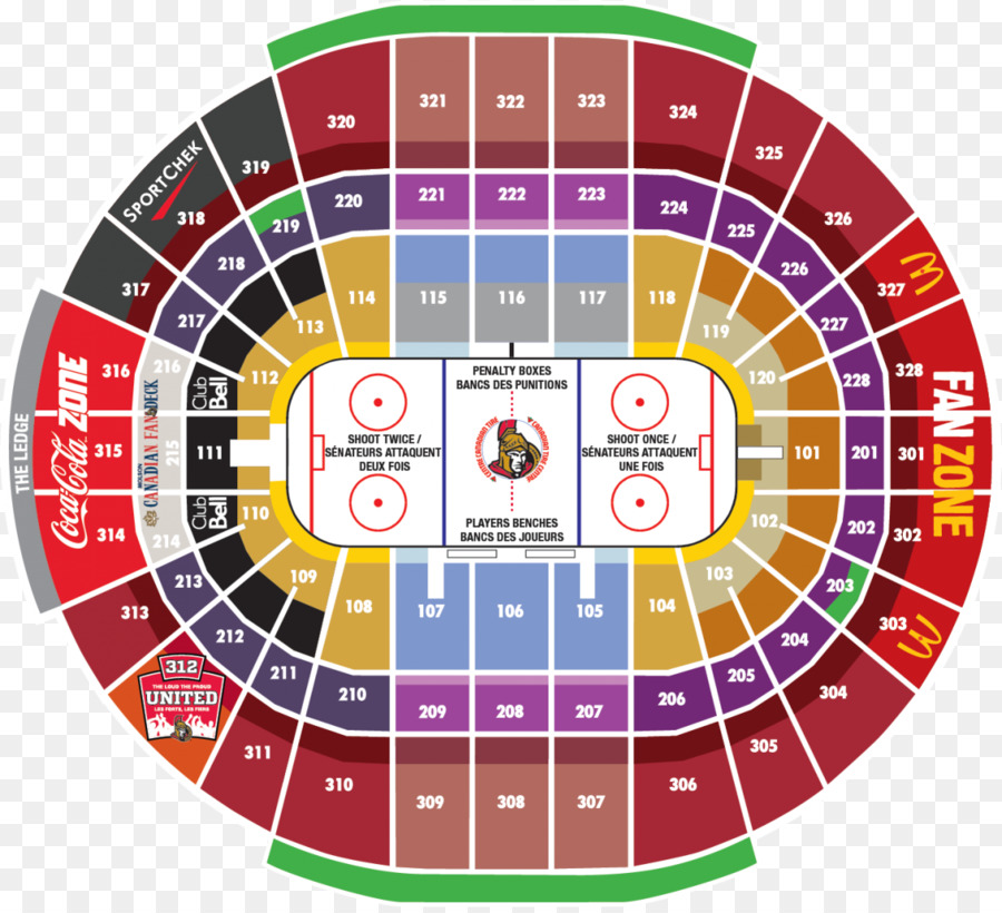 Canadian Tire Centre，Los Senadores De Ottawa PNG