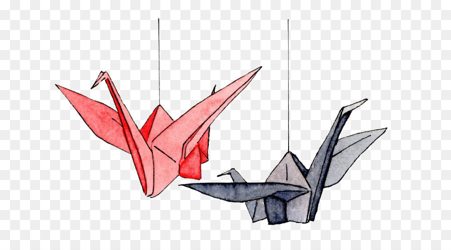 Grullas De Origami，Papel PNG