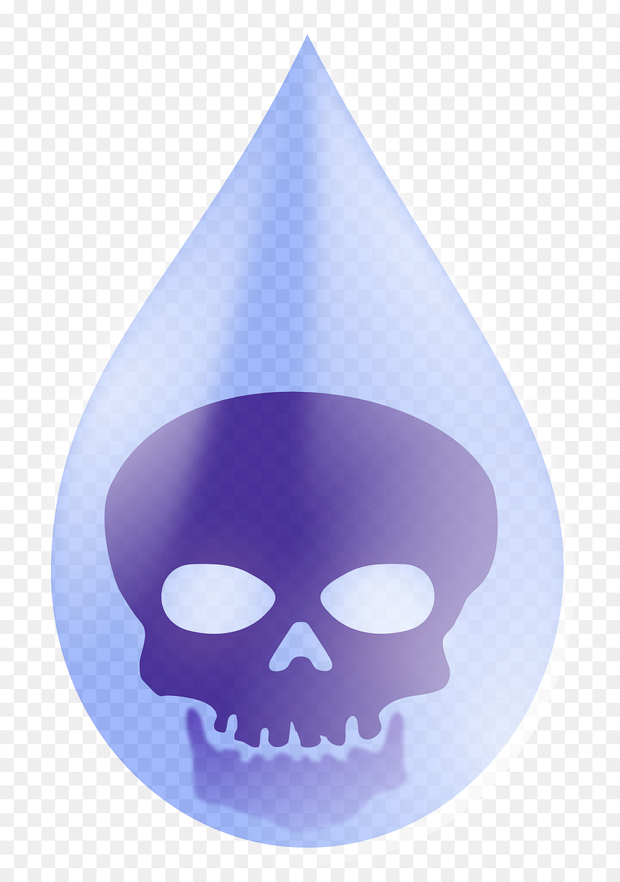 Calavera En Gota De Agua，Cráneo PNG