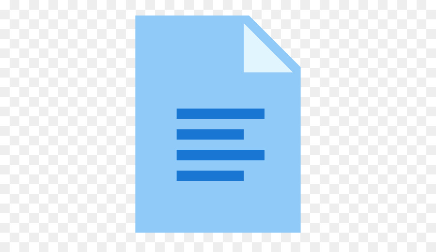 Icono De Documento Azul，Archivo PNG