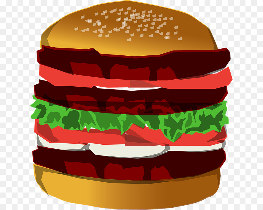 Hamburguesa，Lechuga PNG