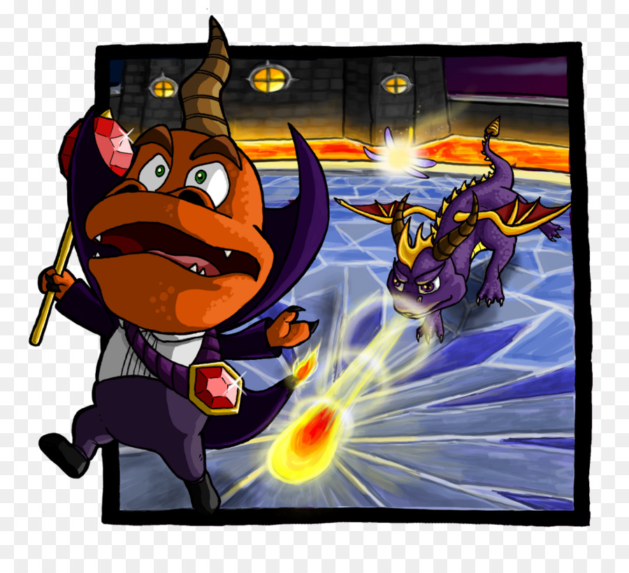 Spyro 2 Ripto S Rage，Spyro The Dragon PNG