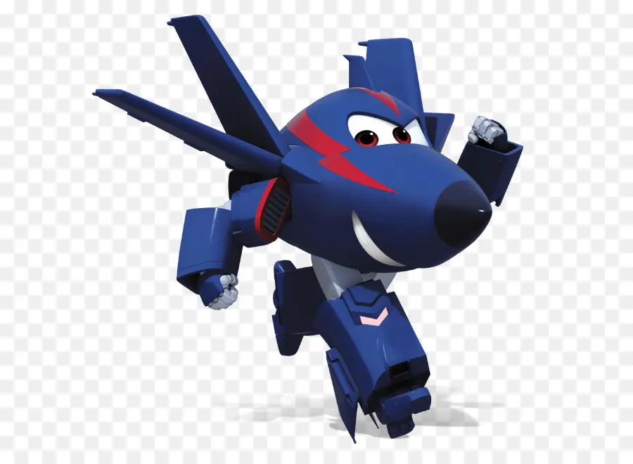 Personaje De Avión Azul，Dibujos Animados PNG