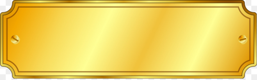 Placa De Oro，Metal PNG