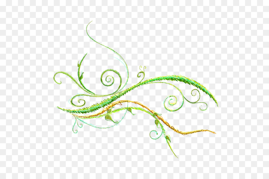 Diseño Floral，Remolino PNG