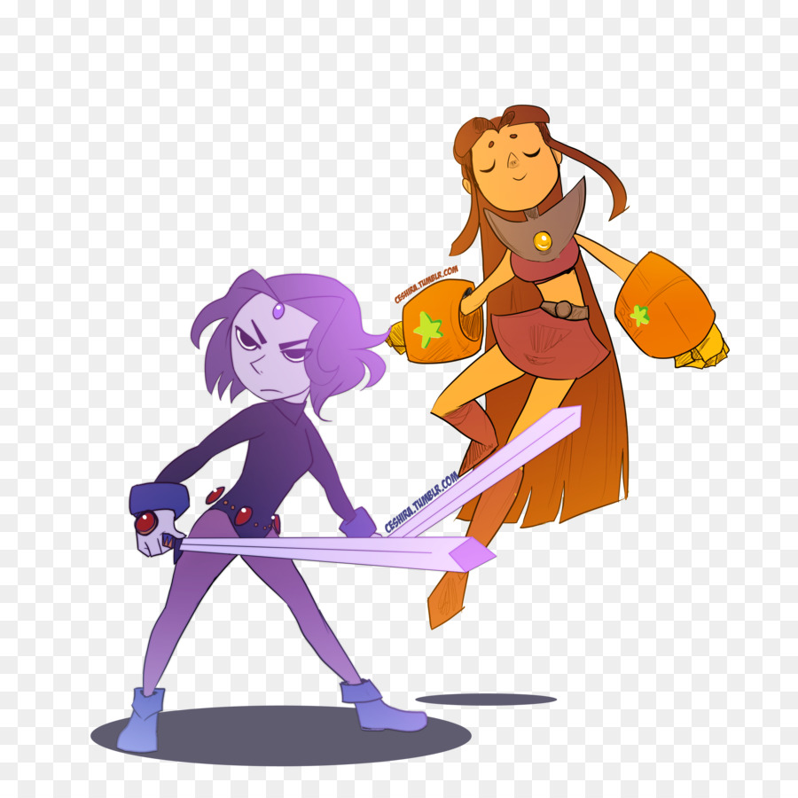 Personajes De Dibujos Animados，Espada PNG