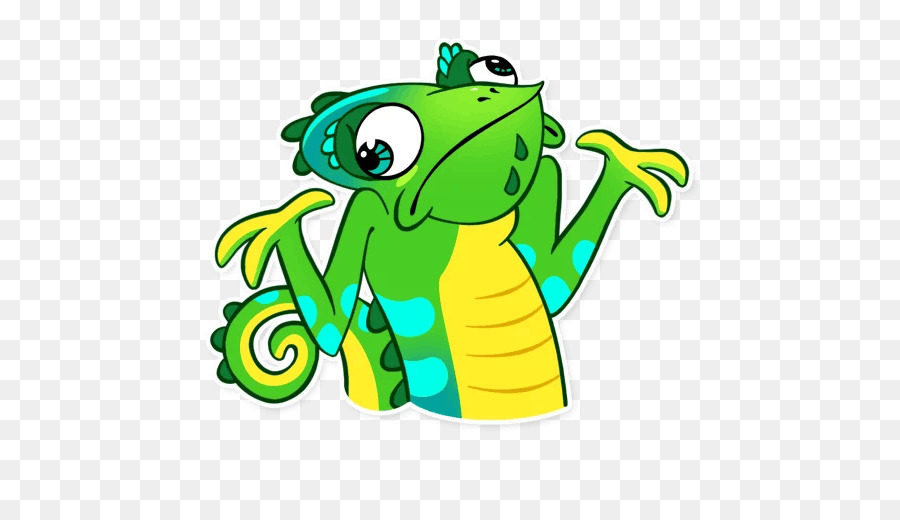 Lagarto Verde，Dibujos Animados PNG