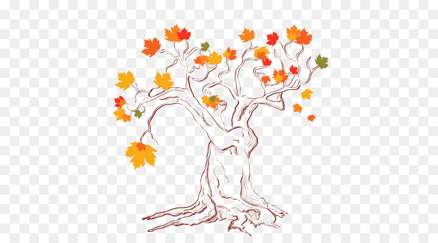 árbol De Otoño，Hojas PNG