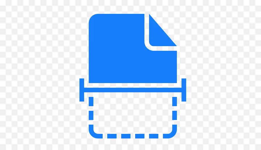 Icono De Documento，Azul PNG