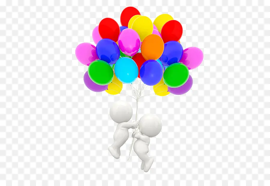 Globos Coloridos，Flotante PNG