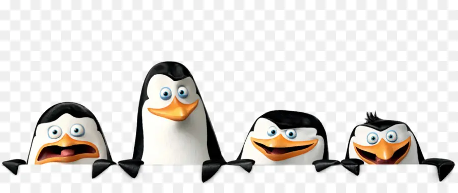 Pingüinos，Dibujos Animados PNG