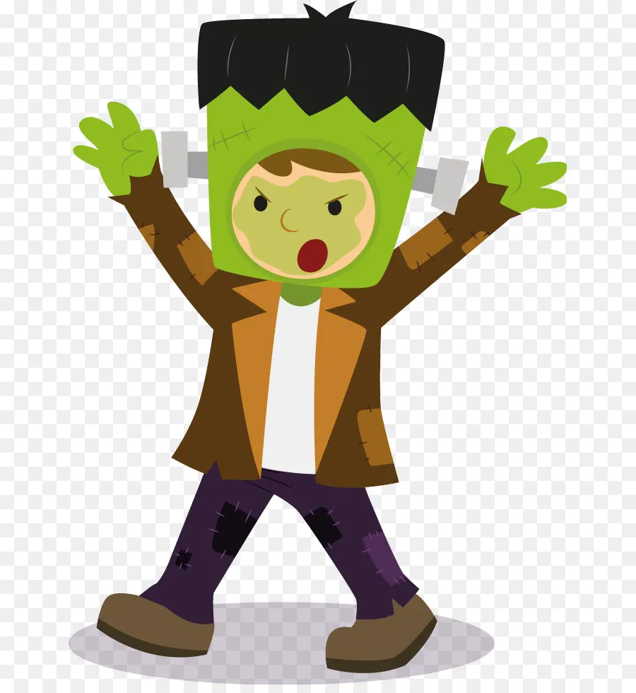 Disfraz De Frankenstein，Niño PNG