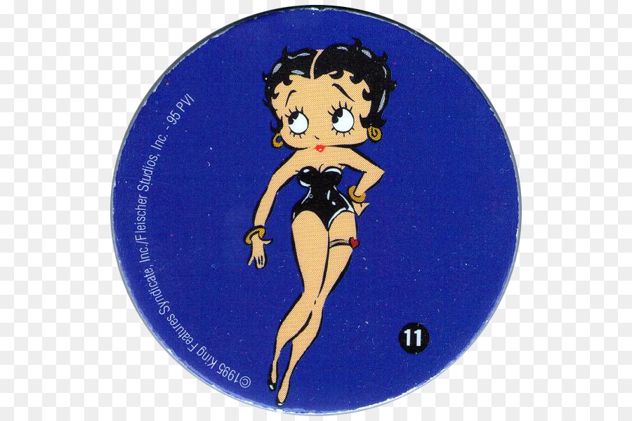 Betty Boop，Azul Cobalto PNG