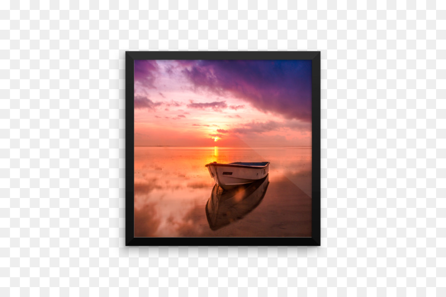 Barco Al Atardecer，Atardecer PNG