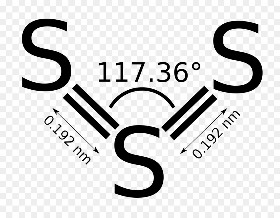Trisulfur，La Estructura De Lewis PNG