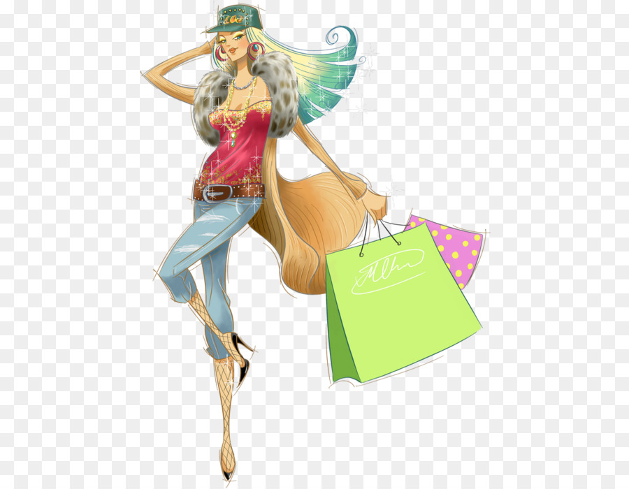 De Compras，Mujer PNG