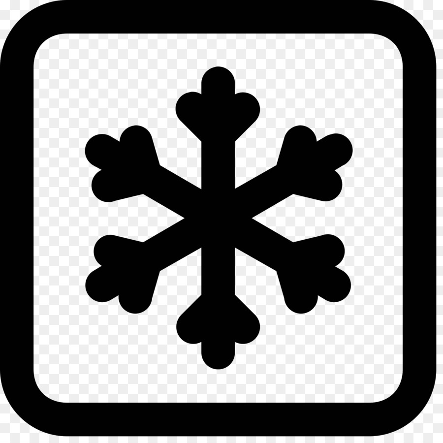 Icono De Copo De Nieve，Invierno PNG