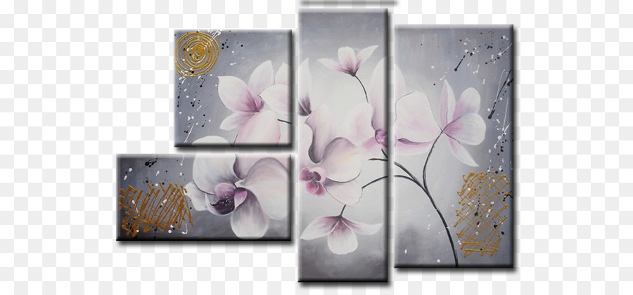 Pintura Floral，Flores PNG