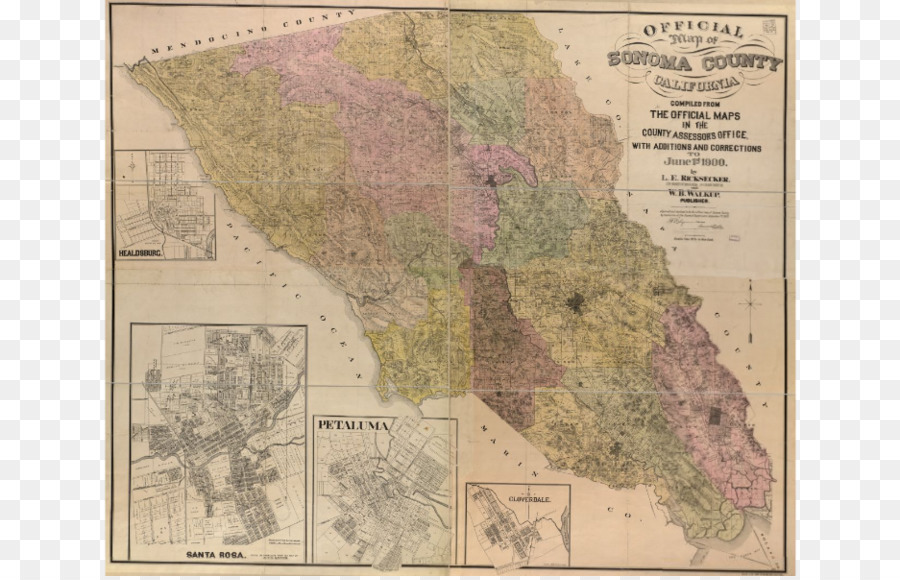 Sonoma，Mapa PNG