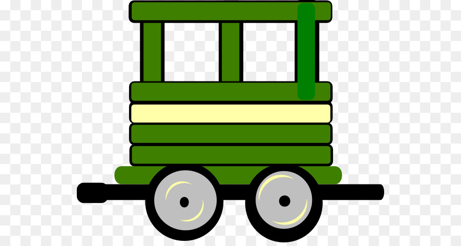 Vagón De Tren，Verde PNG