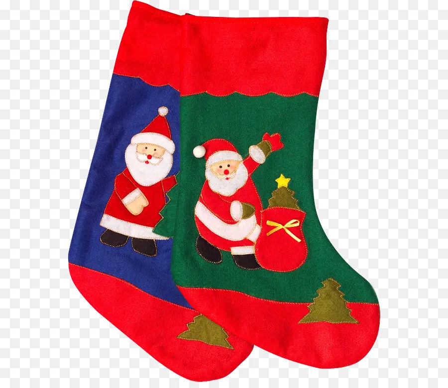 Medias De Navidad，Papá Noel PNG