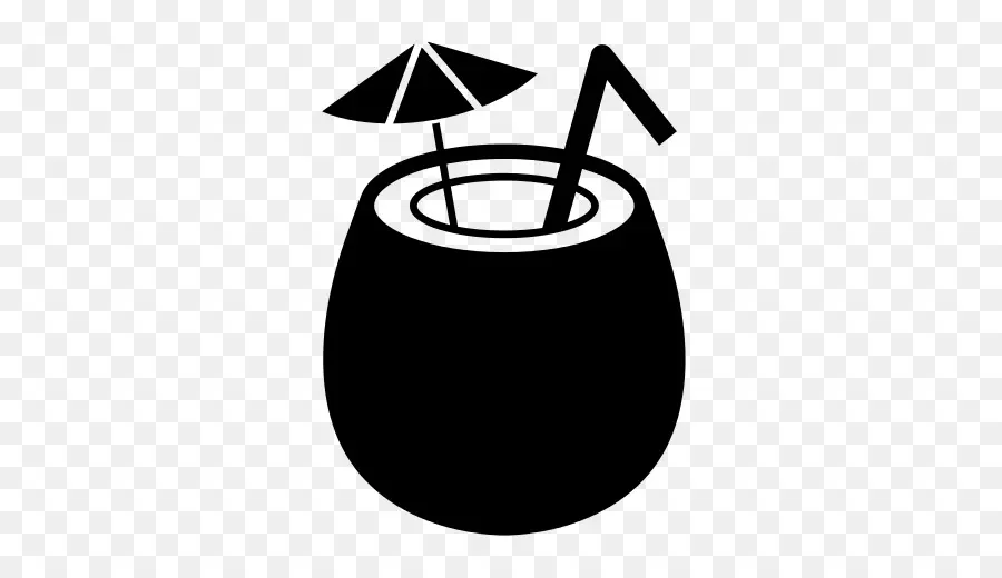 Agua De Coco，En Blanco Y Negro PNG