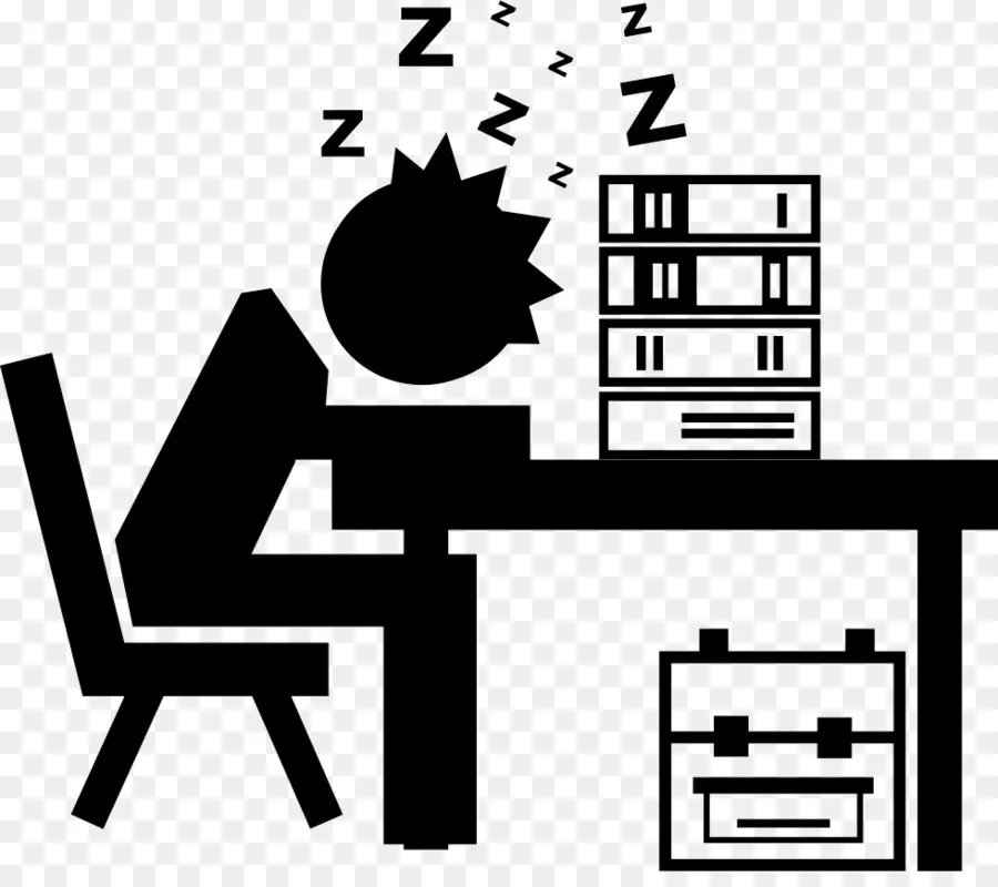 Estudiante Durmiendo，Escritorio PNG