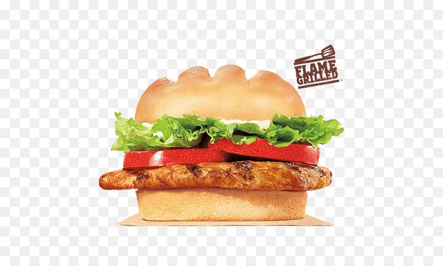 Whopper，Sándwich De Pollo PNG