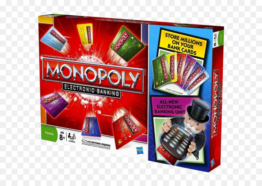 Monopolio，Hasbro Monopoly De Banca Electrónica PNG