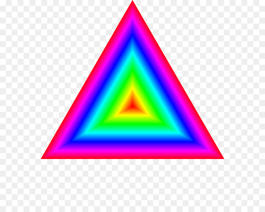 Triángulo Del Arco Iris，Vistoso PNG