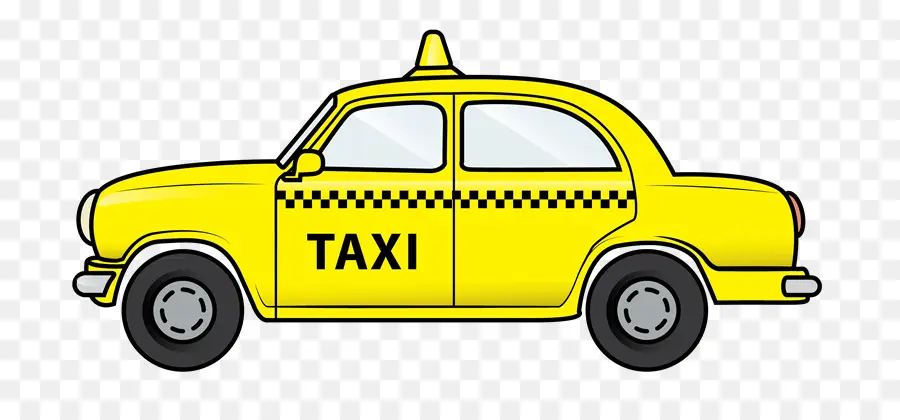 Taxi Amarillo，Auto PNG