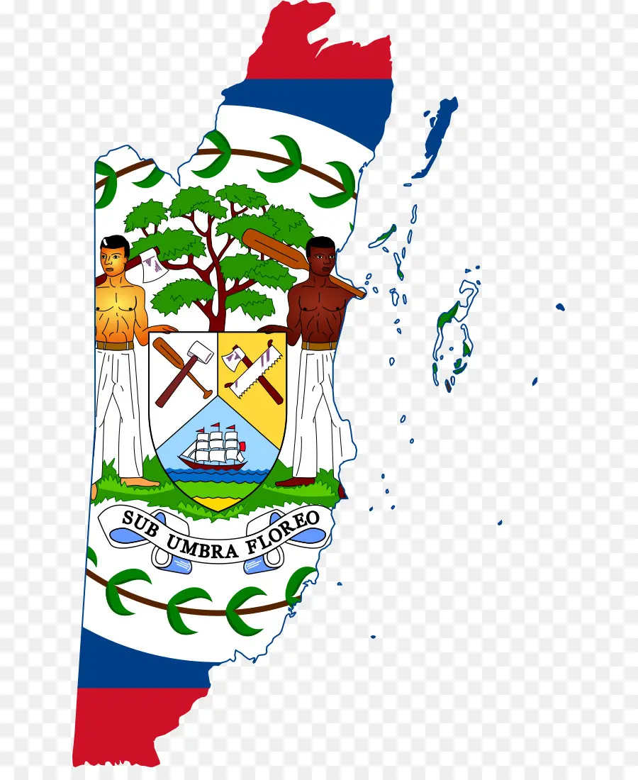 Belice，Bandera De Belice PNG