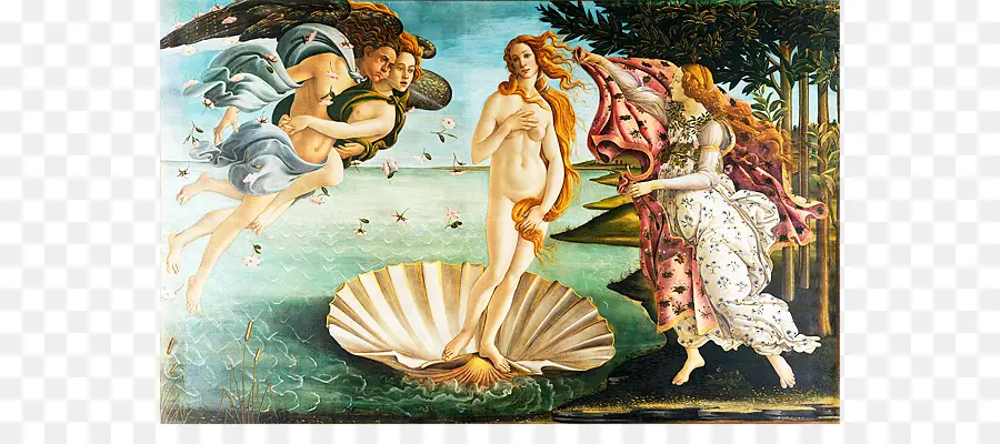 De Los Uffizi，El Nacimiento De Venus PNG