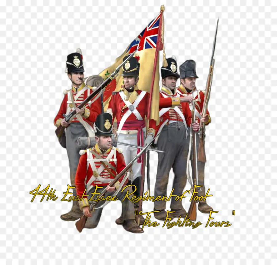 44 East Essex Regimiento De Pie，Guerras Napoleónicas PNG