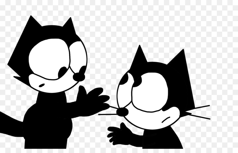 Gatos De Dibujos Animados，Negro PNG