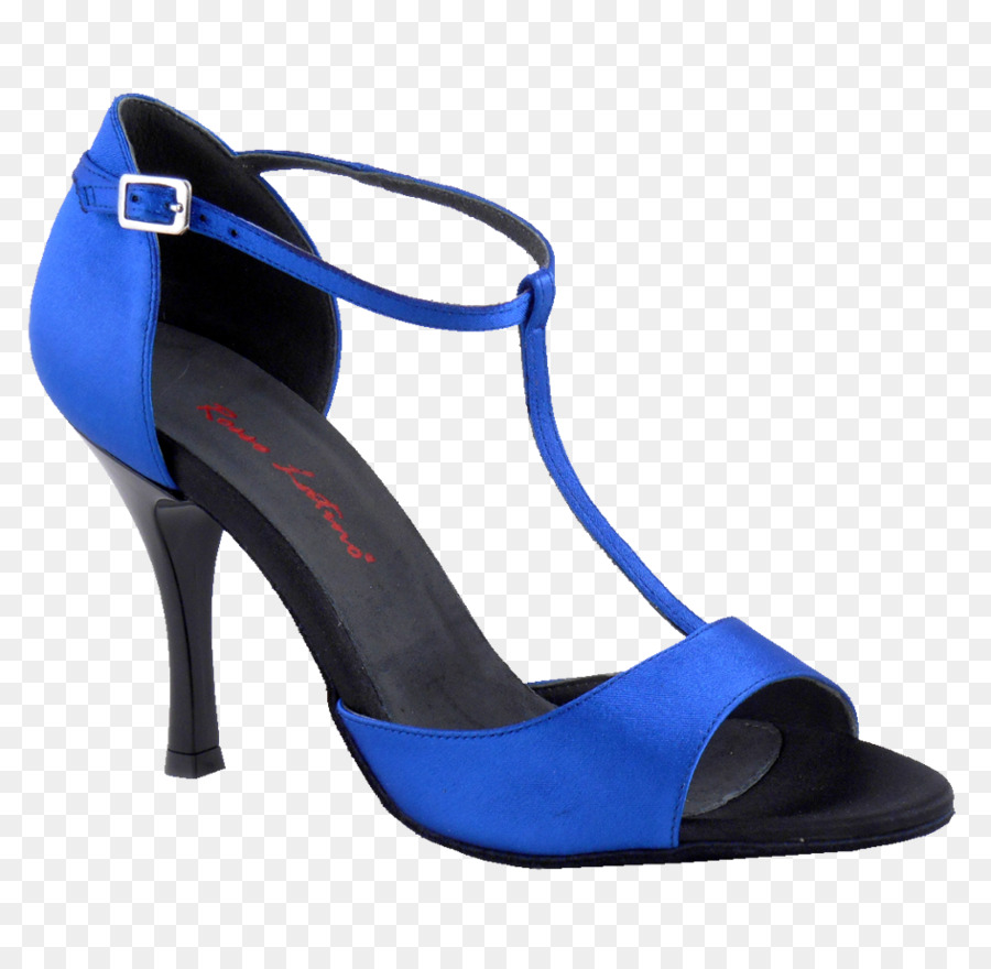 Tacón Alto Azul，Zapato PNG