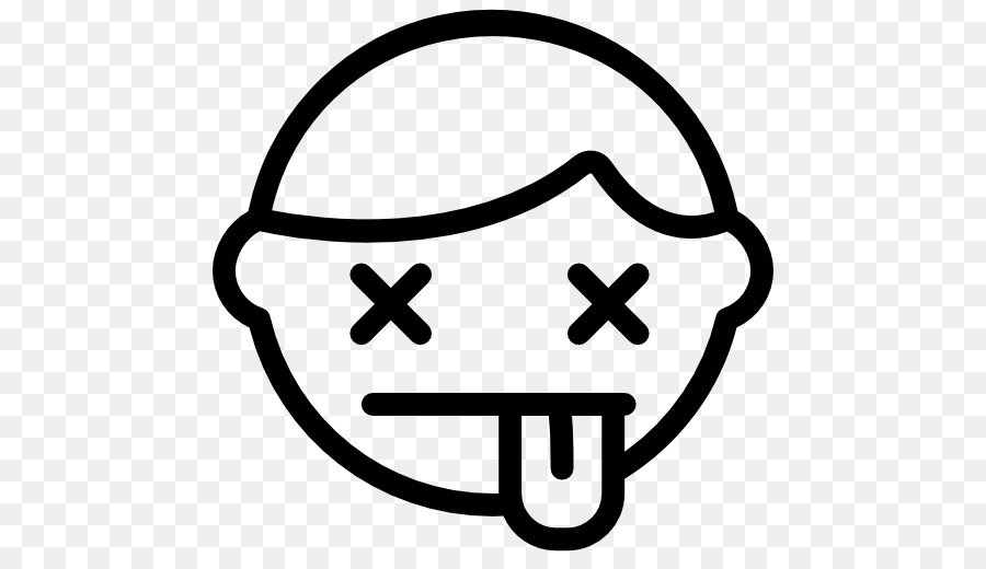 Emoji De Cara Muerta，Lengua Fuera PNG