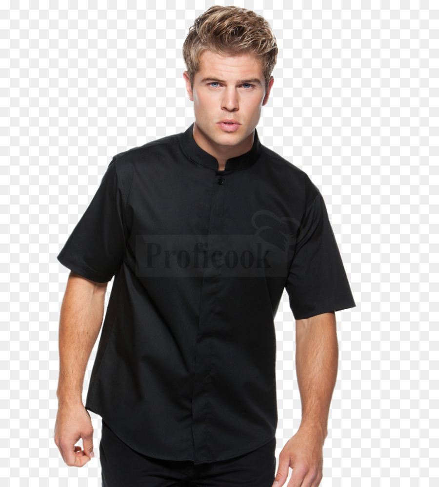 Camiseta，Collar Mandarín PNG