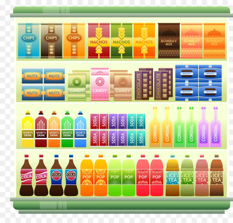 Estante Para Refrigerios，Aperitivos PNG