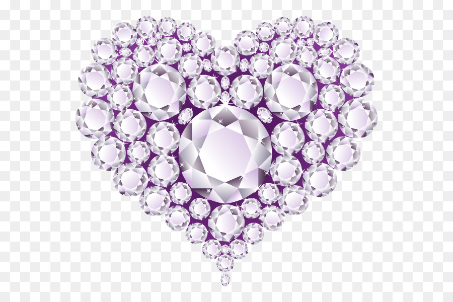 Diamantes En Forma De Corazon，Gemas PNG