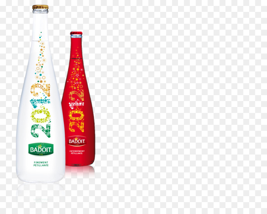 Botella De Vidrio，Badoit PNG