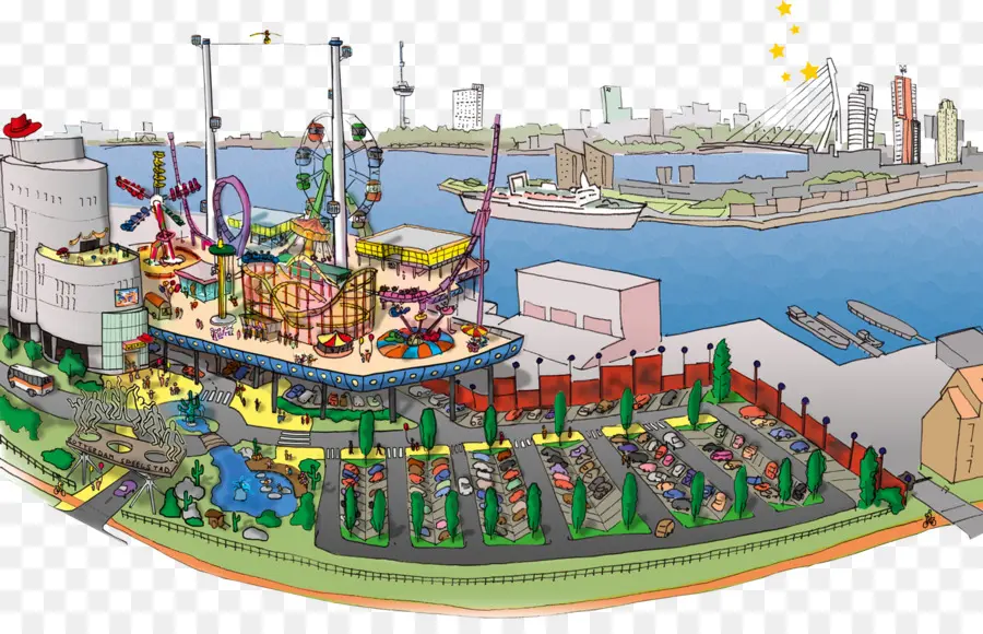 Attractiepark Rotterdam，El Parque De Diversiones PNG