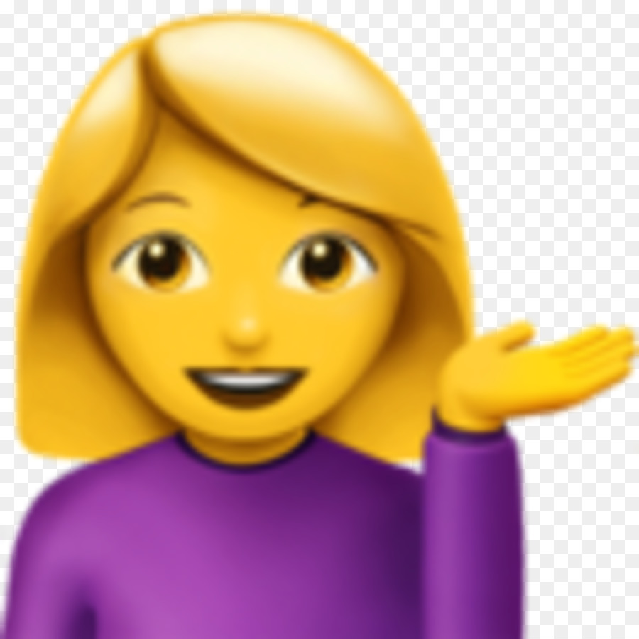 Mujer Emoji，Gesto De La Mano PNG