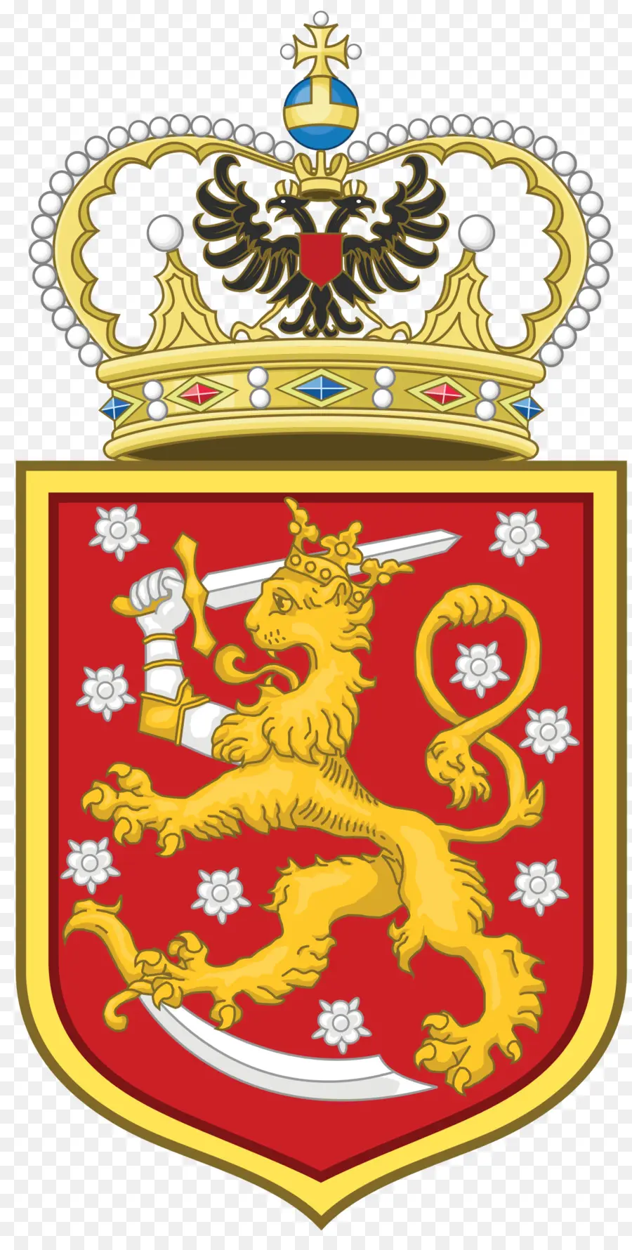 Escudo De Armas Finlandés，León PNG